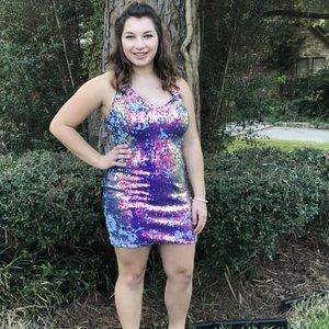 Disco homecoming dress